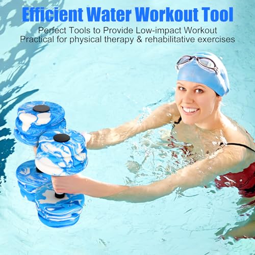 2PCS Foam Aquatic Exercise Dumbbells L4587