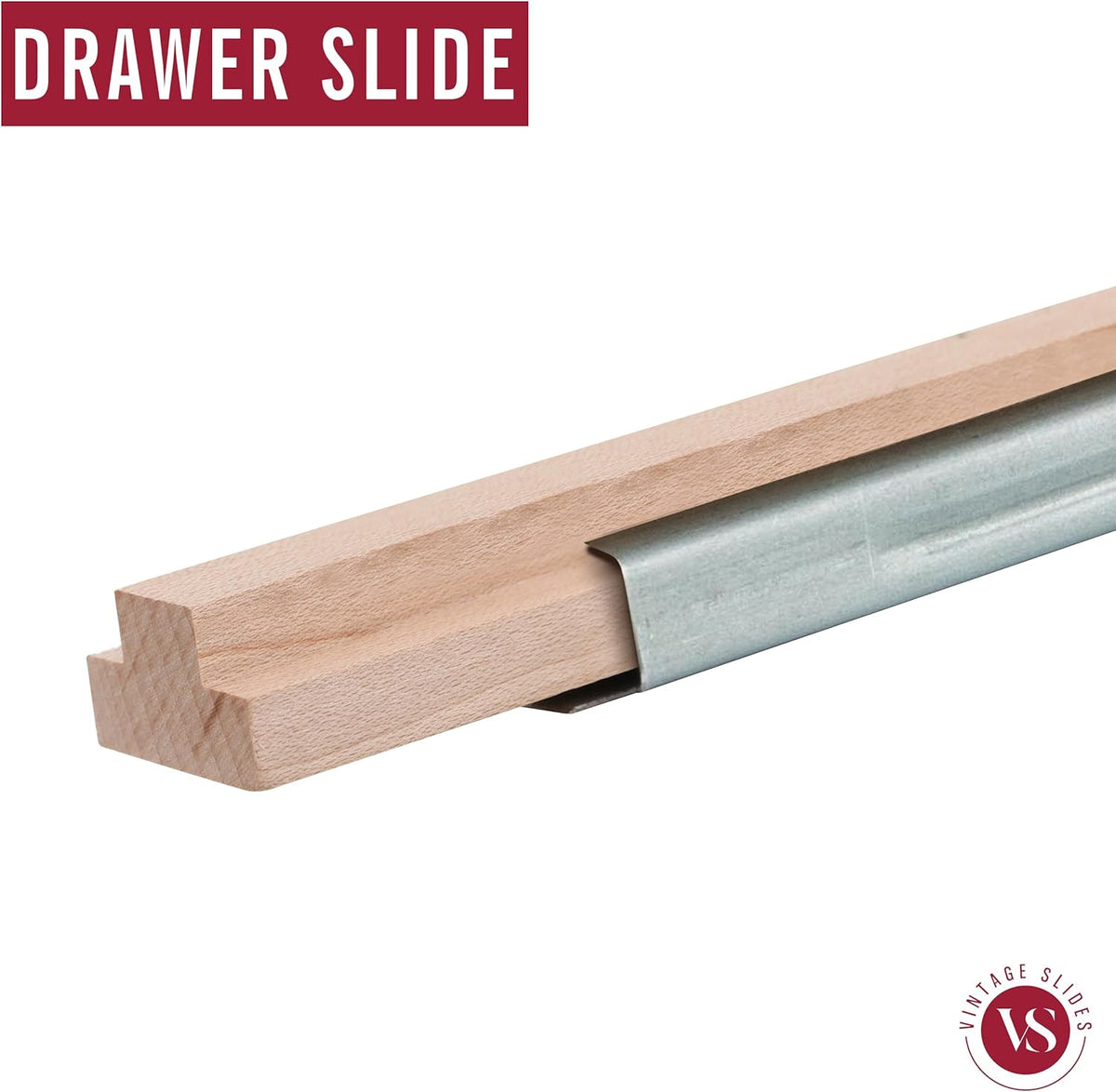 Natural Maple Wood Drawer Slide P380249