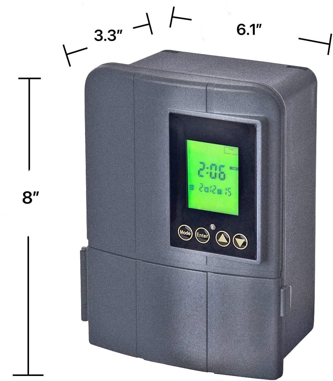200W Low Voltage Landscape Lighting Transformer with Timer Pack of 2 J2710