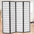 4 Panels Wood Shoji Room Divider Screen G97157