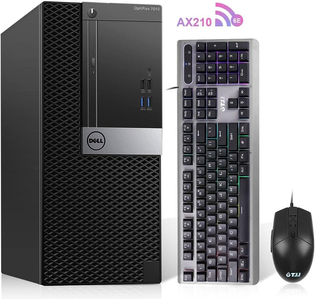 PC Tower Desktop Computer, i5 6500 3.20GHz, 16GB DDR4 Ram, 512GB M.2 NVMe SSD, 1TB HDD, Windows 10 Pro V248