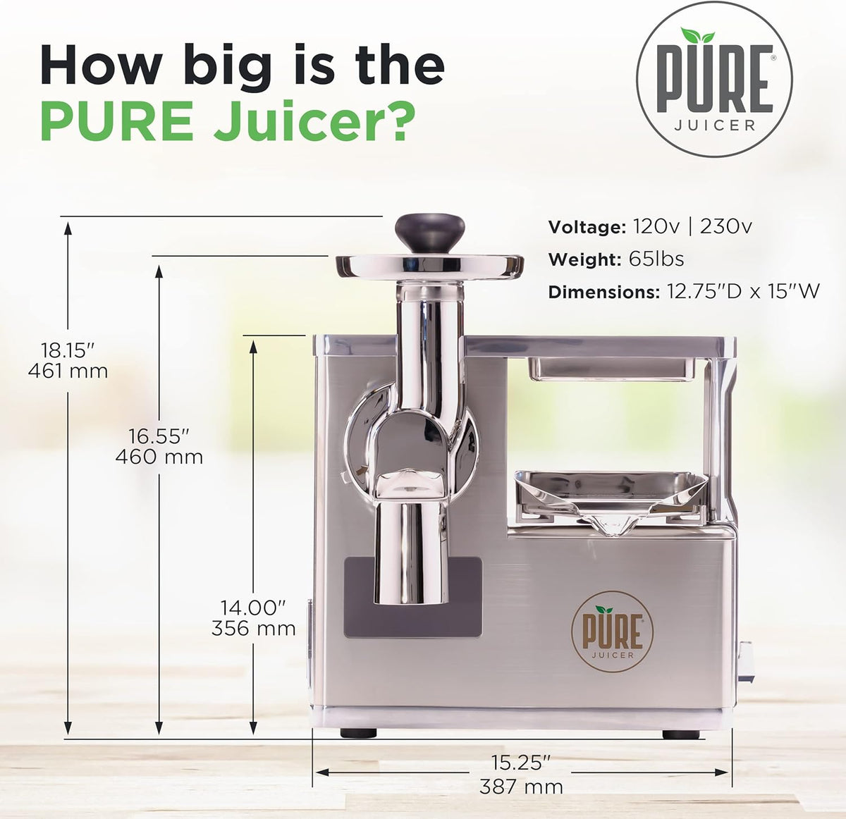 Two-Stage Juicer with Stainless Grinder and Hydraulic Press L733