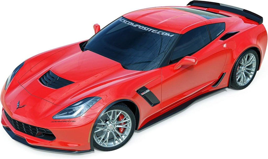 Painted Carbon Flash Black Rear Quarter Extensions W66445