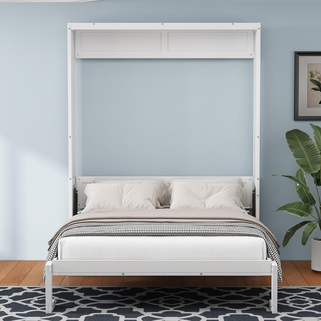 Queen Size Murphy Bed with Desk Q397089