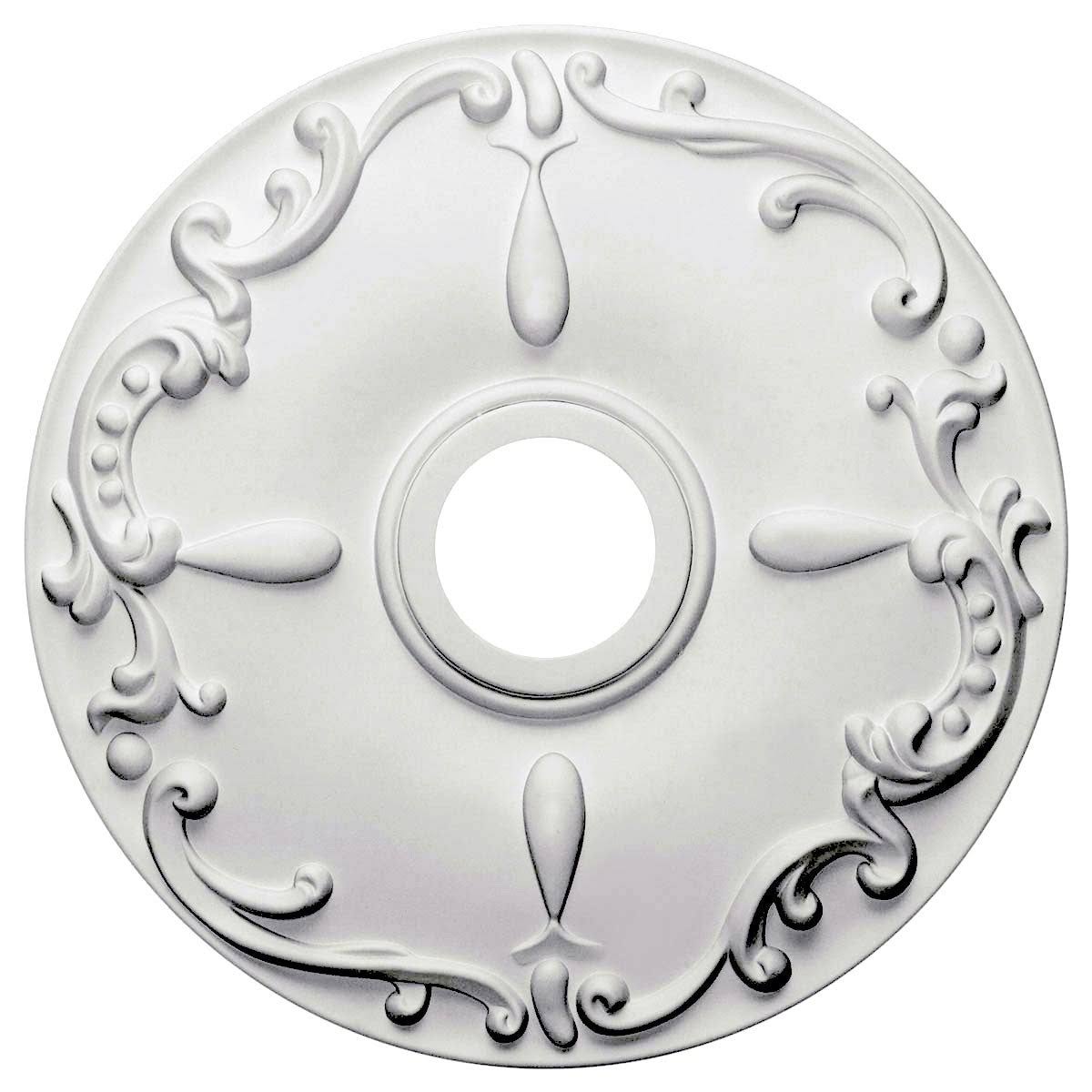 Hand-Painted Antique Copper Ceiling Medallion A6496