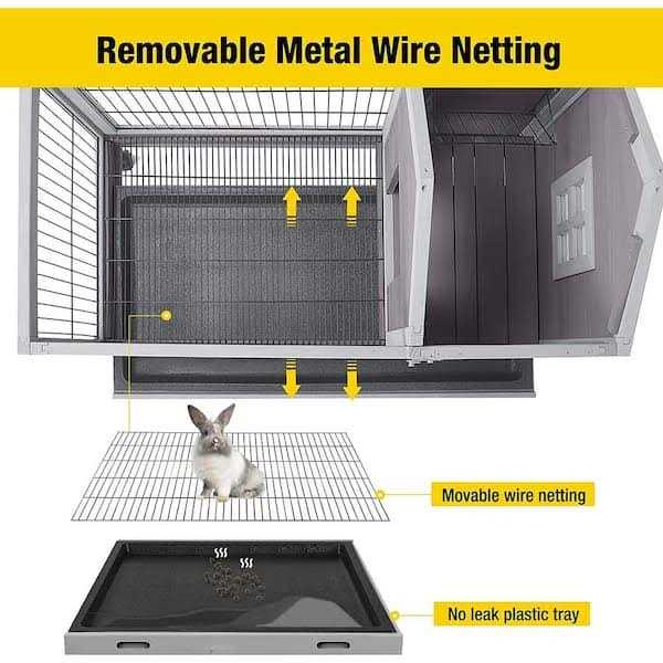 Rabbit Hutch Bunny Cage C40809