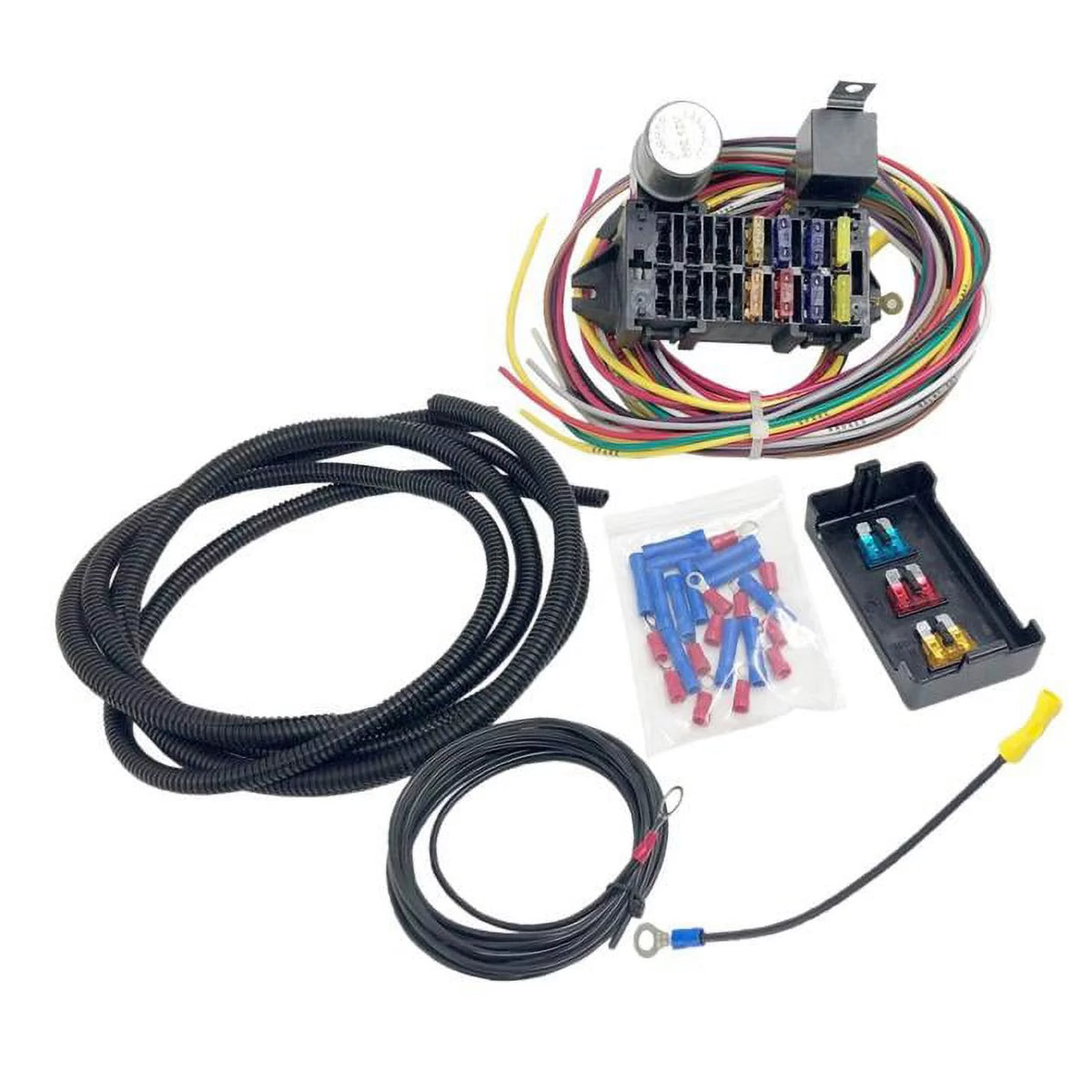 10 Circuit 8 Fuses Basic Wire Harness Fuse Box 12V Z931