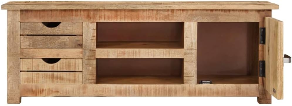 Rough Mango Wood TV Cabinet V104