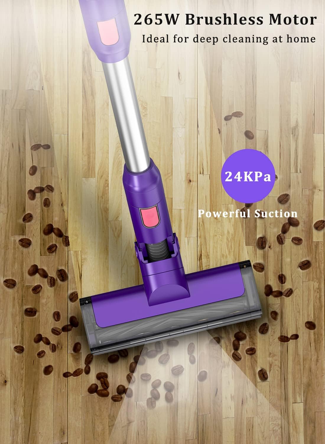 Cordless Stick Vacuum Cleaner with Detachable Battery U87313