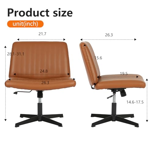 Armless Cross Legged Office Desk Chair B765705