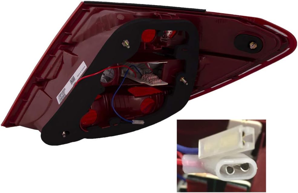 2008-2011 Mercedes-Benz C350 Tail Light Assembly Driver Side w/Bulbs V700