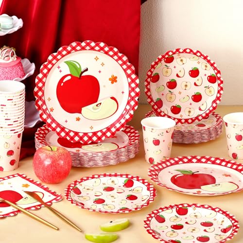 250 Pcs Fall Disposable Tableware Set Serves 50 K297