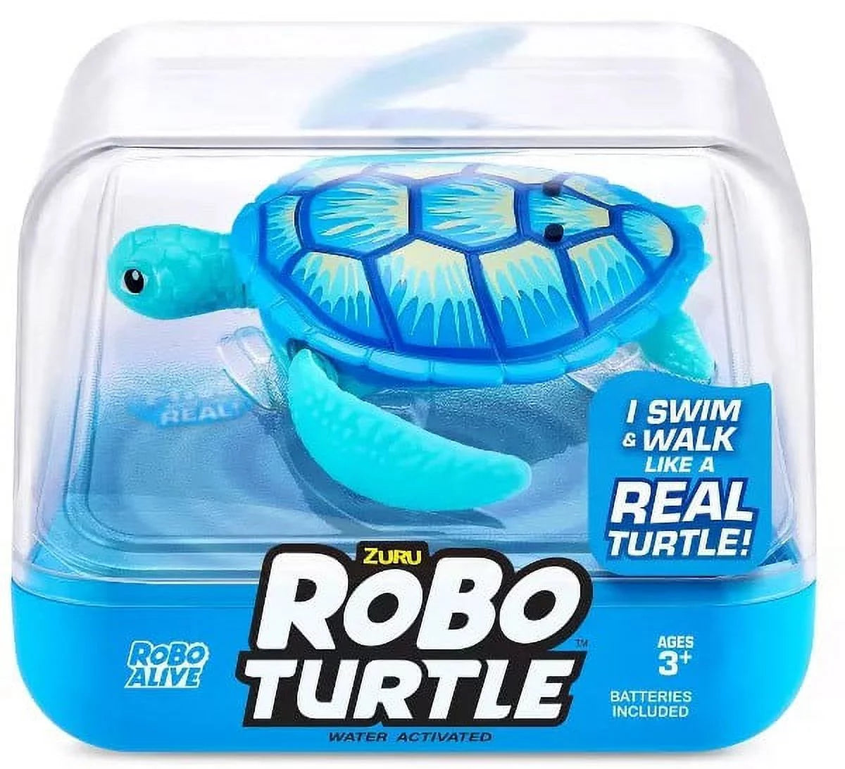 Robo Alive Turtle Blue Robotic Pet R1774