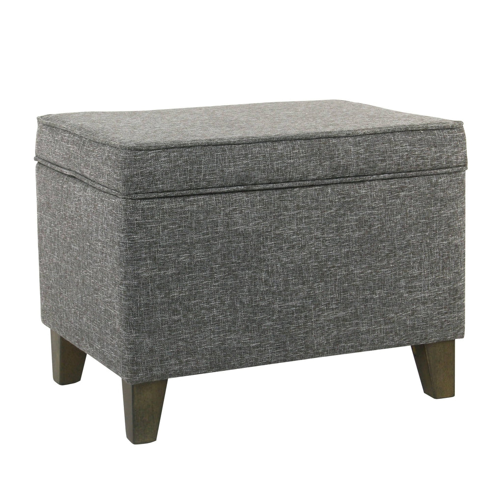 Slate Grey Medium Storage Ottoman J702