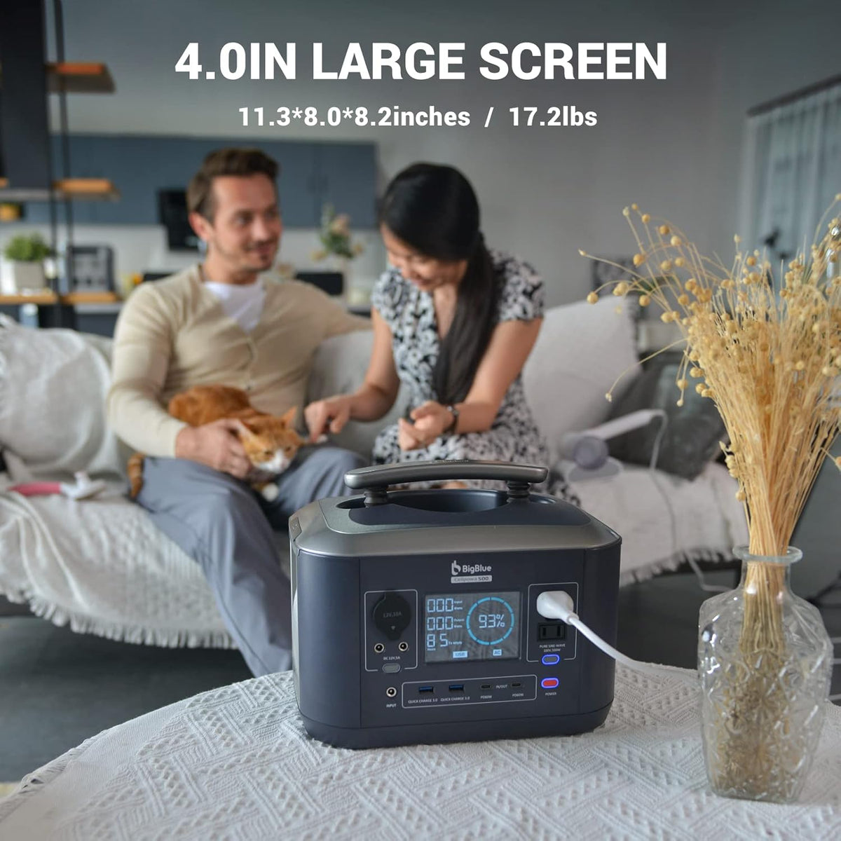 Solar Generator 537.6Wh with Panels, IP65 Waterproof, Fast Charge Power Station Q76861