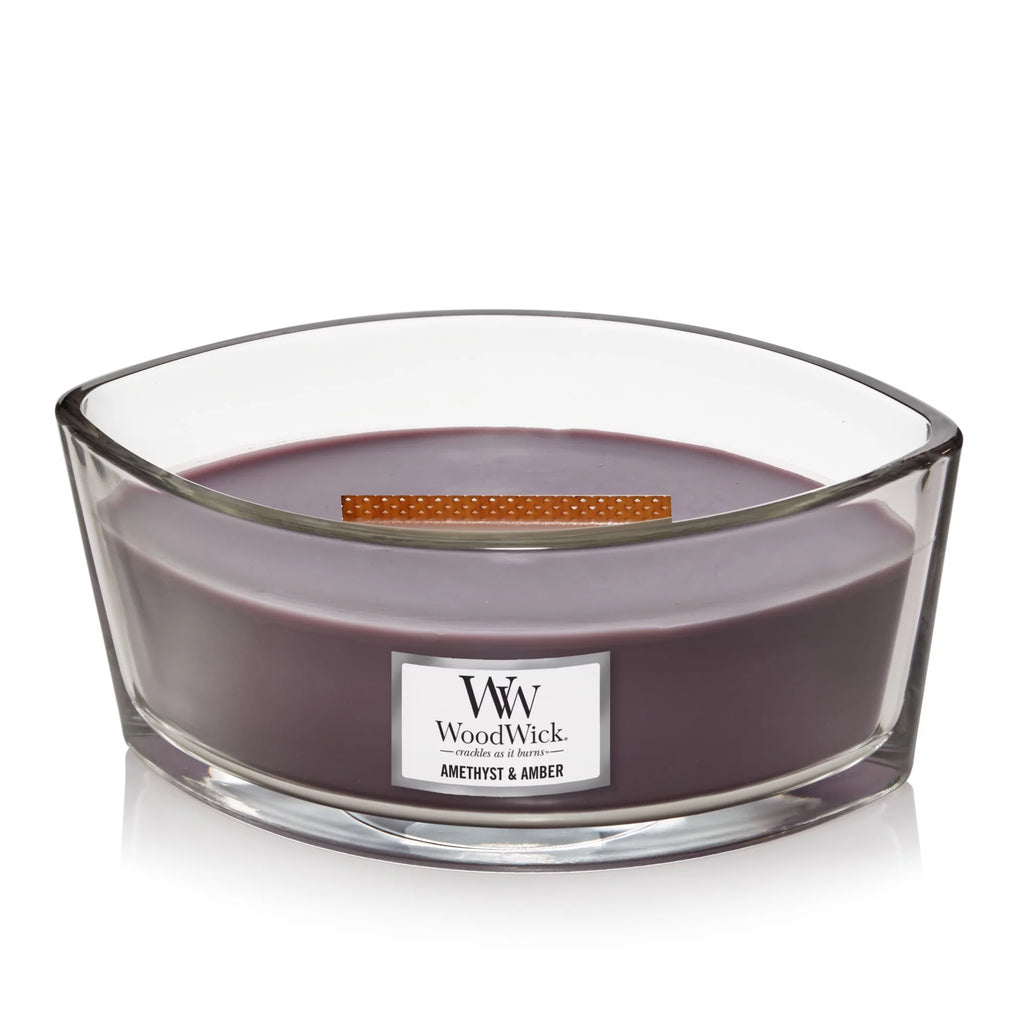 Amethyst & Amber Ellipse Candle L57129