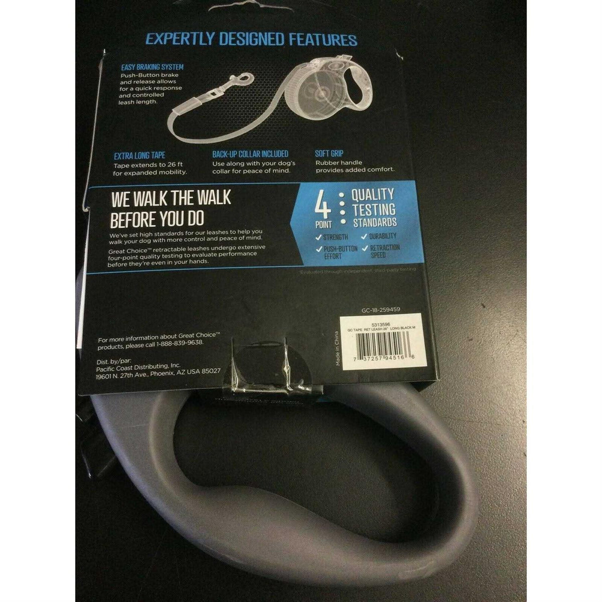 Retractable Tape Leash S707