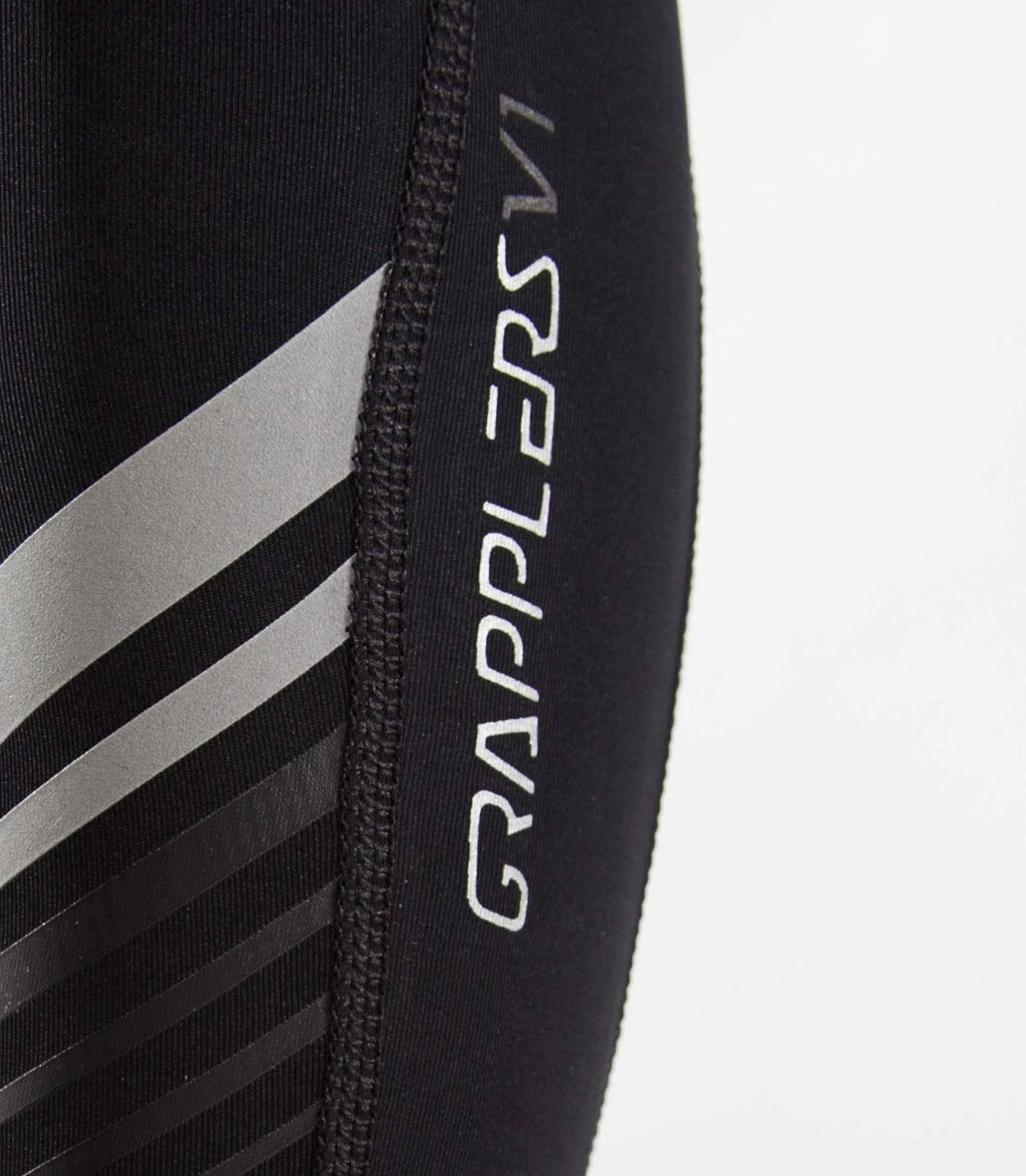 Black/Silver Compression Spats R222