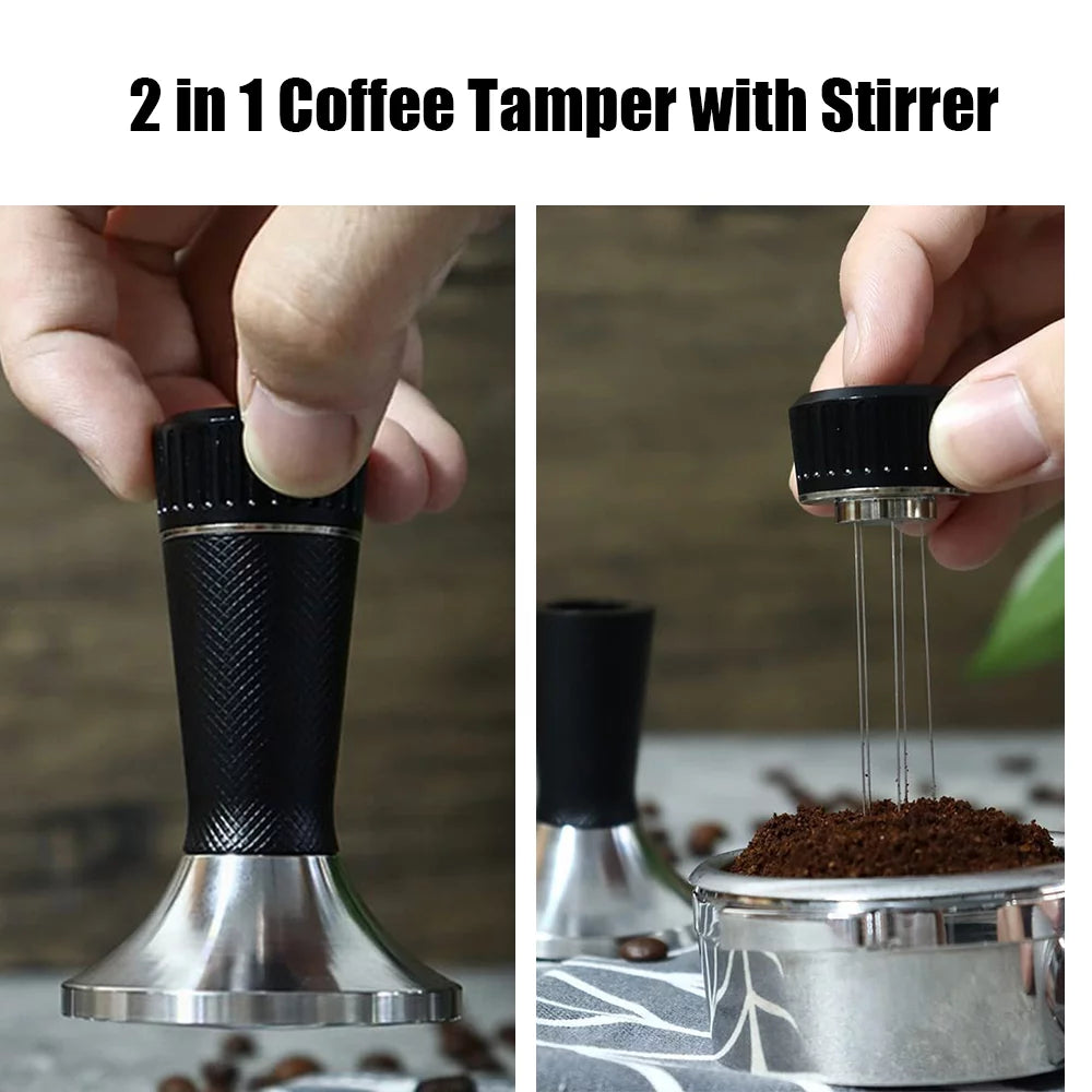Espresso Tamper and Stirrer Tool 2 in 1 Stainless Steel K260610