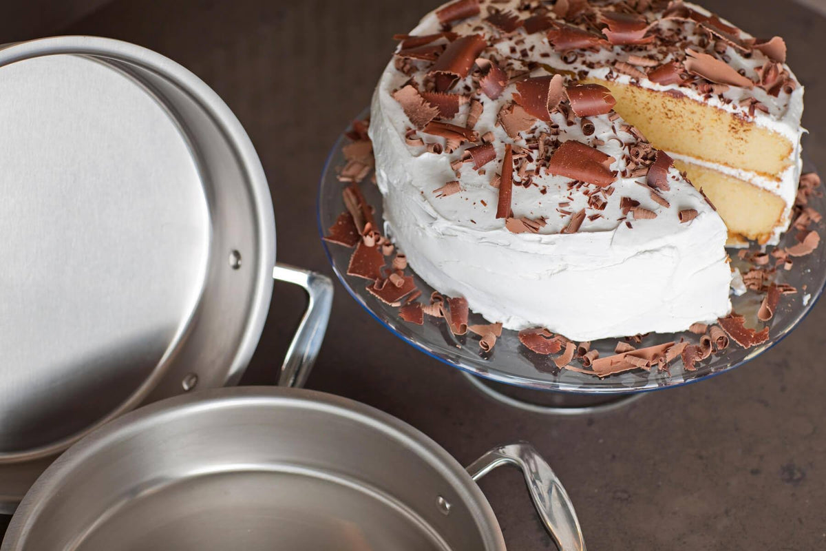 9x22 Round Stainless Steel Cake Pan B609419