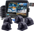 9 inch Quad Split Screen Backup Camera System with 5 Heavy Cameras L817479