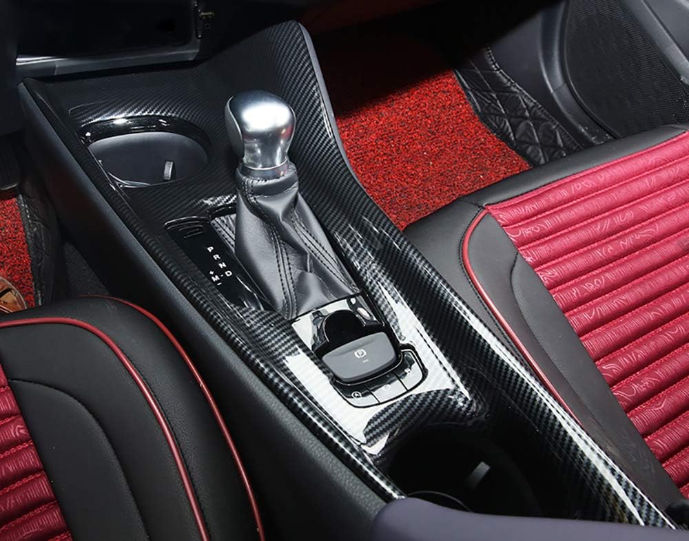 Carbon Fiber Style Interior Gear Shift Panel Cover Trim Frame F719992