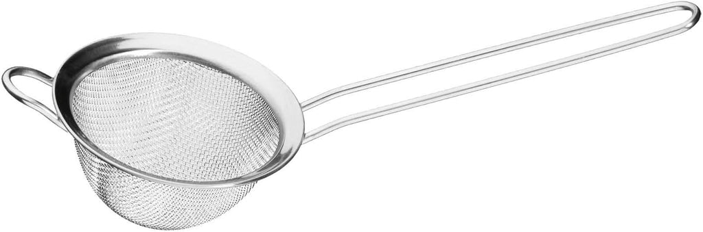 Mini Prep Plus Food Processor Brushed Chrome and Nickel & Set of 3 Fine Mesh Stainless Steel Strainers N3316