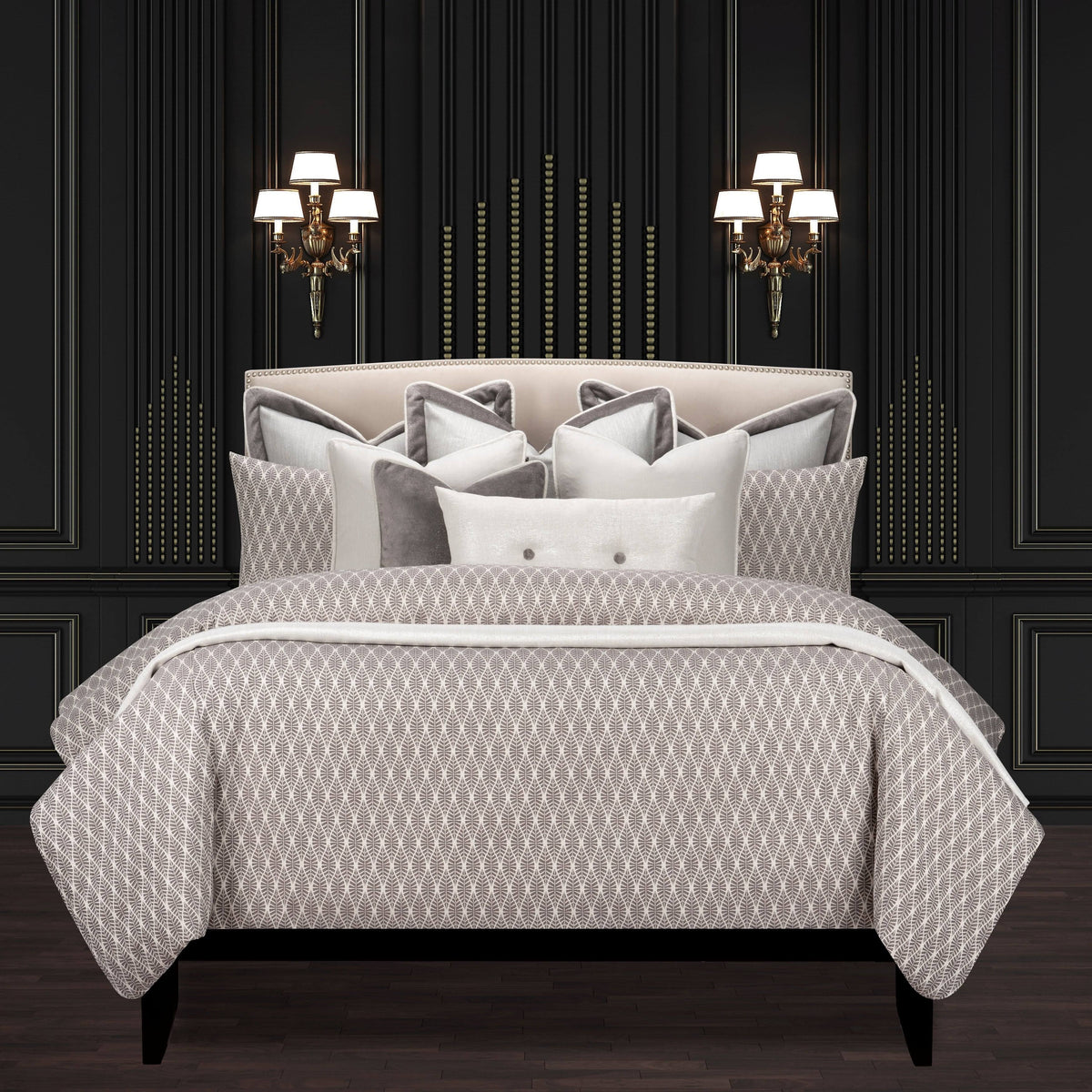 White California King Luxury Bedding Set L2980