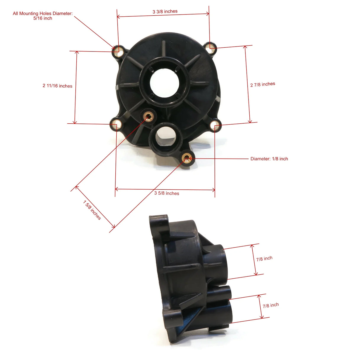 Water Pump Impeller Kit for Outboard Boat P6201