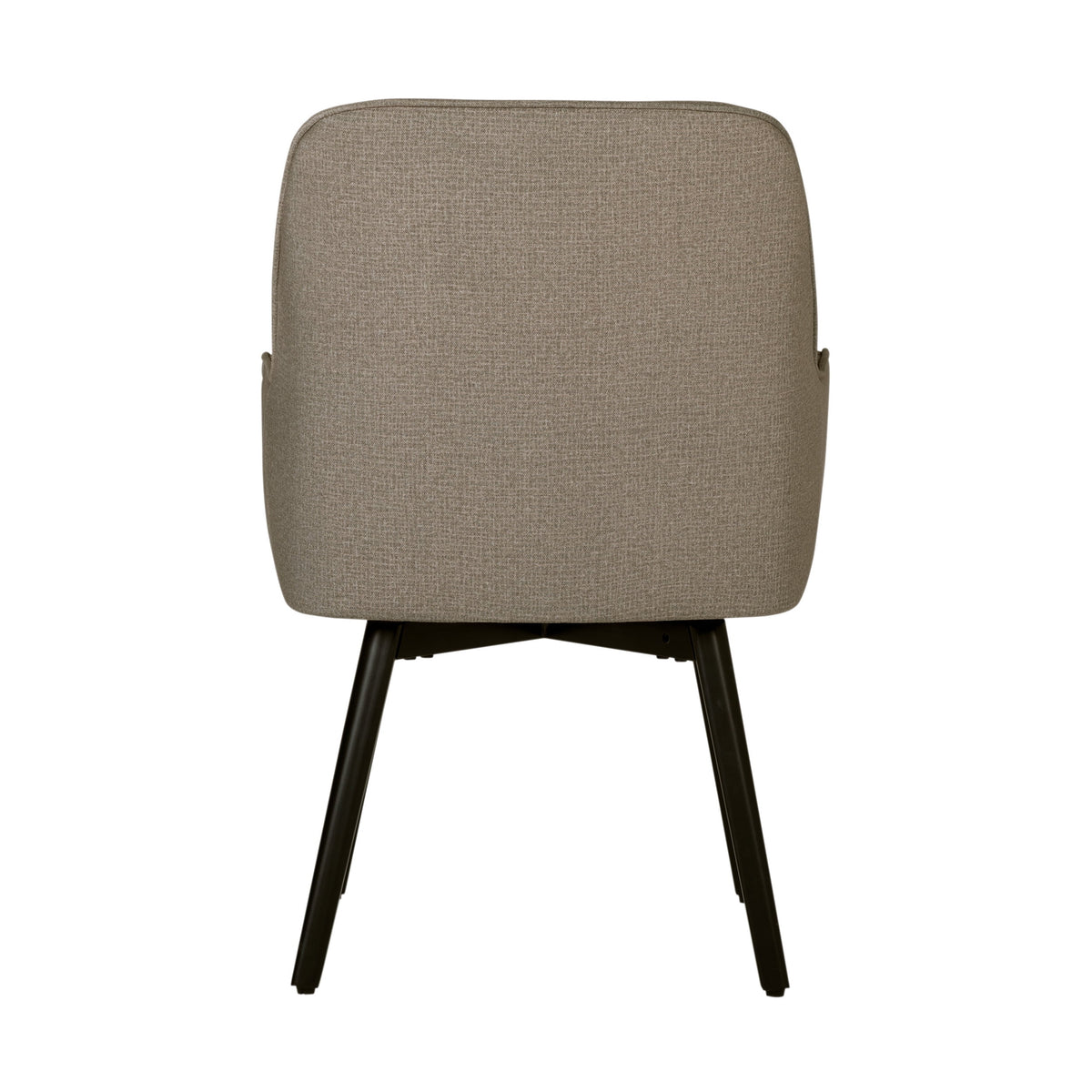 Black Camel Fabric Swivel Chair with Arms G84163