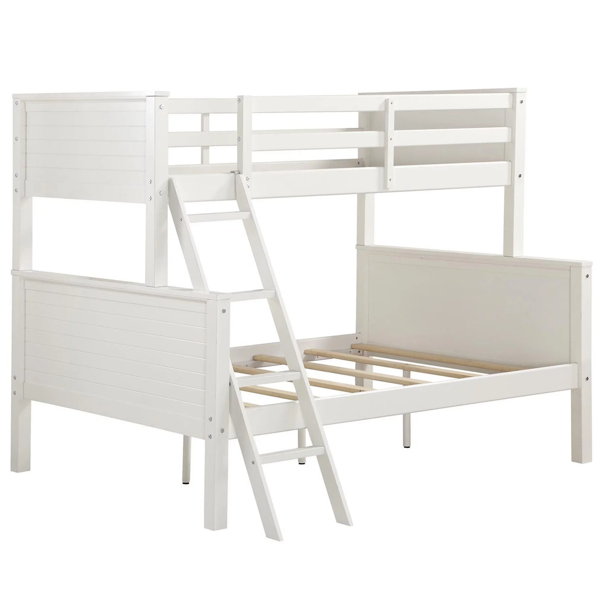 Twin-Over-Full Wood Bunk Bed J7739