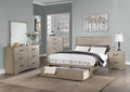 Cal King Size 6pc Bedroom Set with Dresser Mirror Nightstands Chest N53071