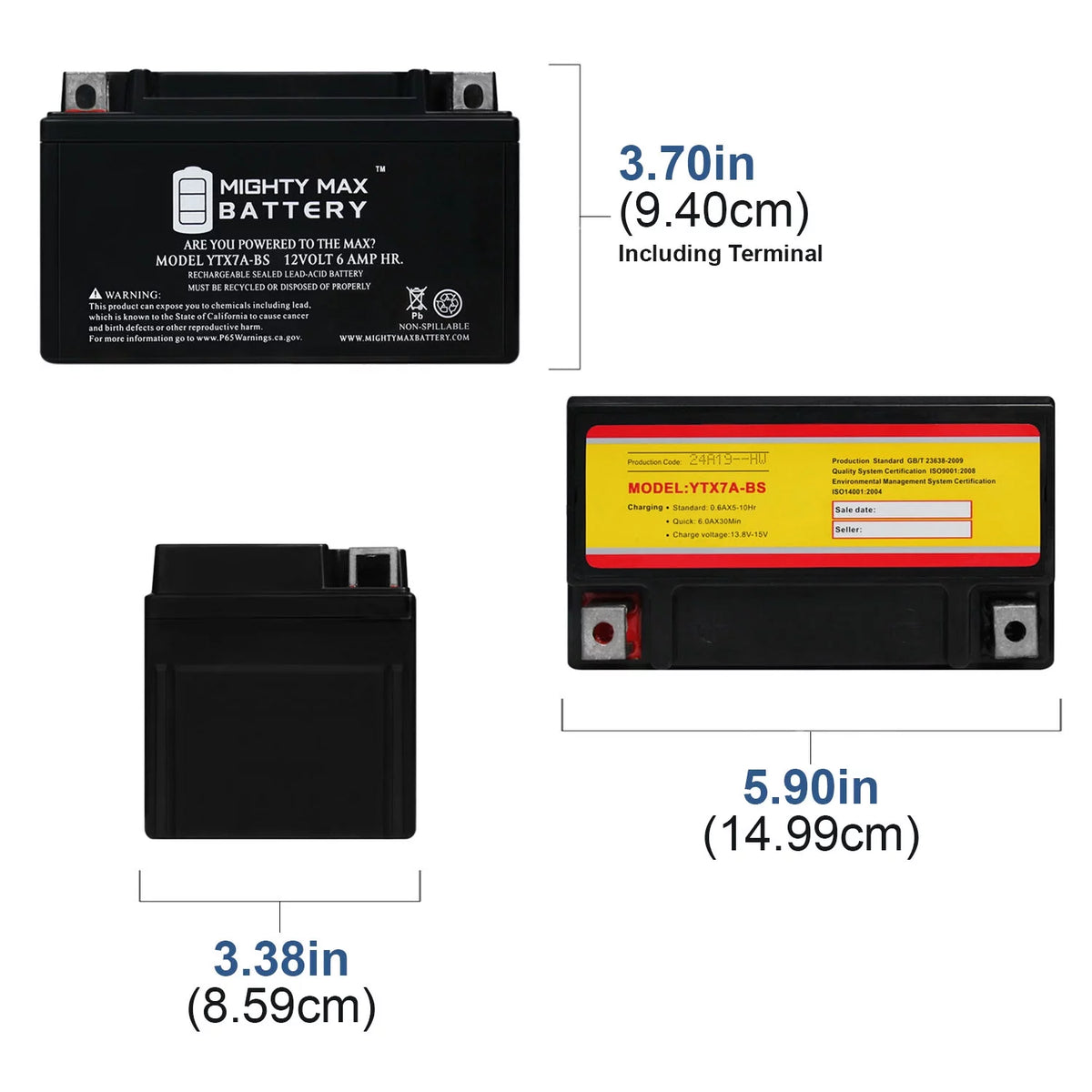 Motorcycle Deep Cycle Battery E357549