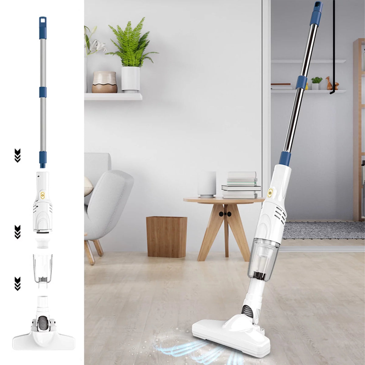 Cordless Stick Vacuum with 30 Mins Runtime P404