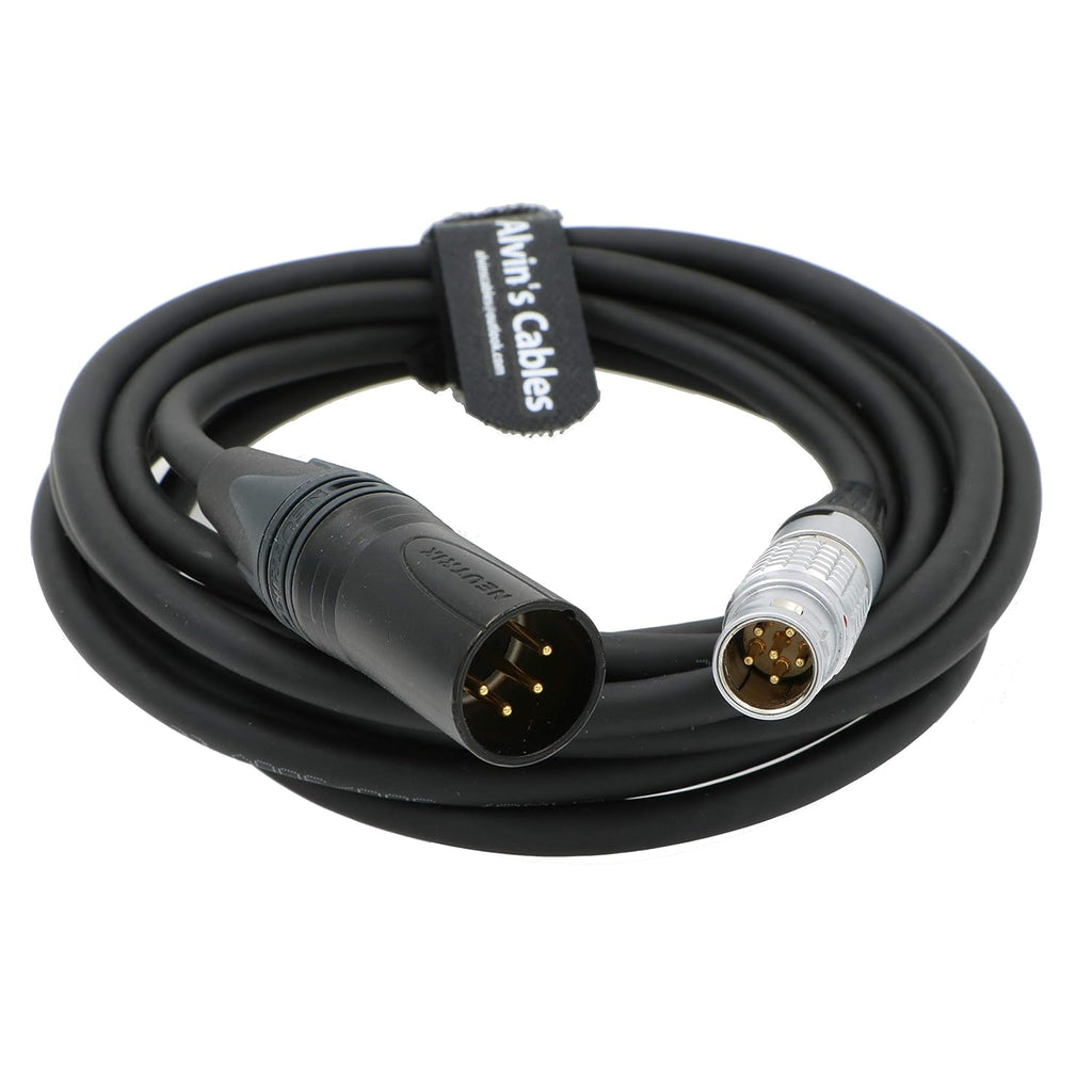 XLR 4 Pin Male to 6 Pin Male Cable Pack of 2 K227