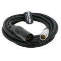 XLR 4 Pin Male to 6 Pin Male Cable Pack of 2 K227