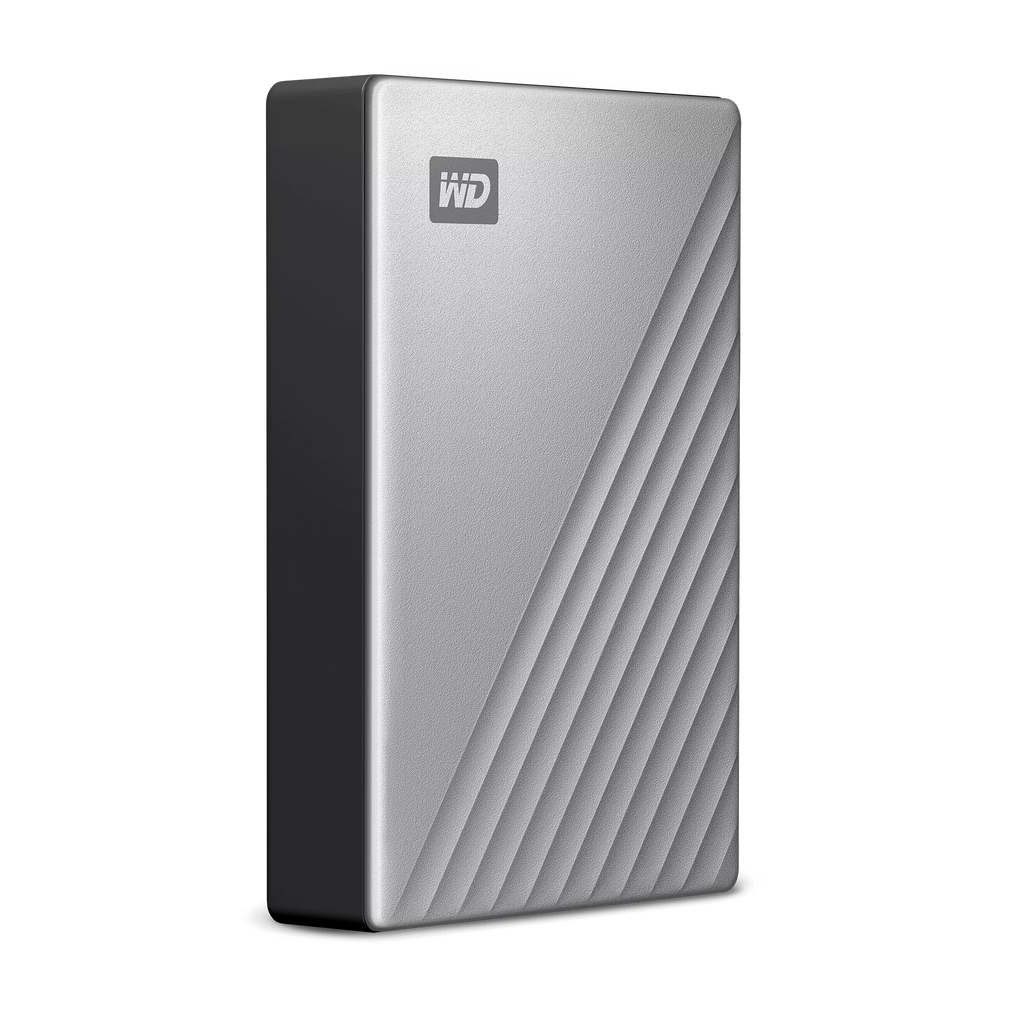 5TB Portable External Hard Drive Silver D7658