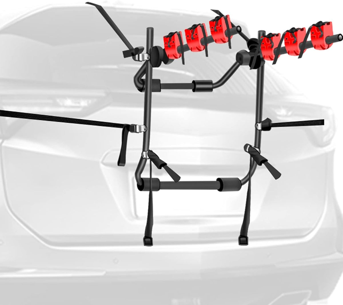Bike Trunk Mount 3-Bike Car Carrier Rack L201406