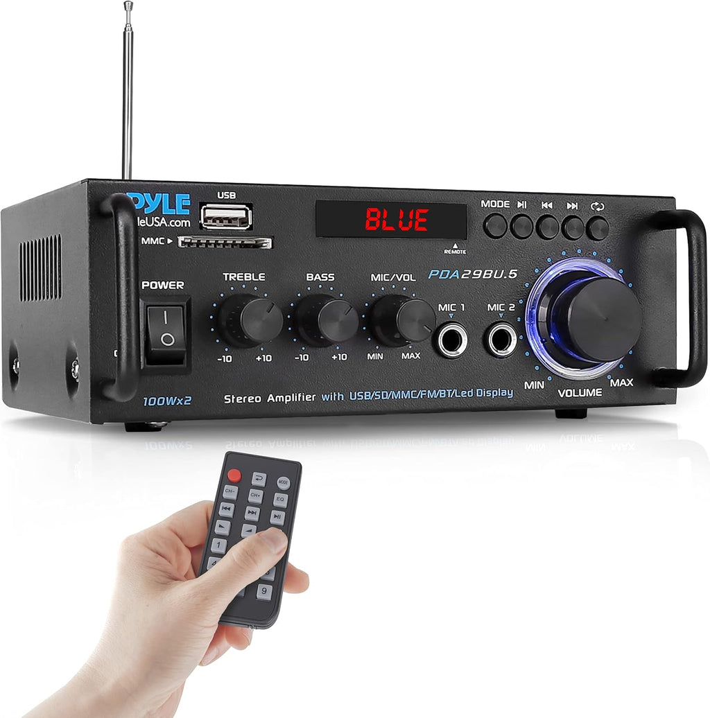 Wireless Bluetooth 200W Multi-Channel Home Stereo Amplifier J336