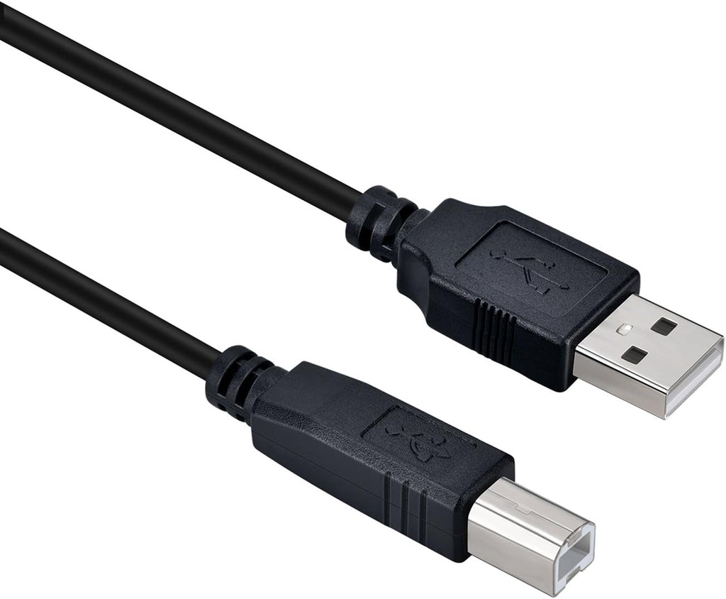 USB 2.0 Cable A Male to B Male (100 Feet) Pack of 2 L616842