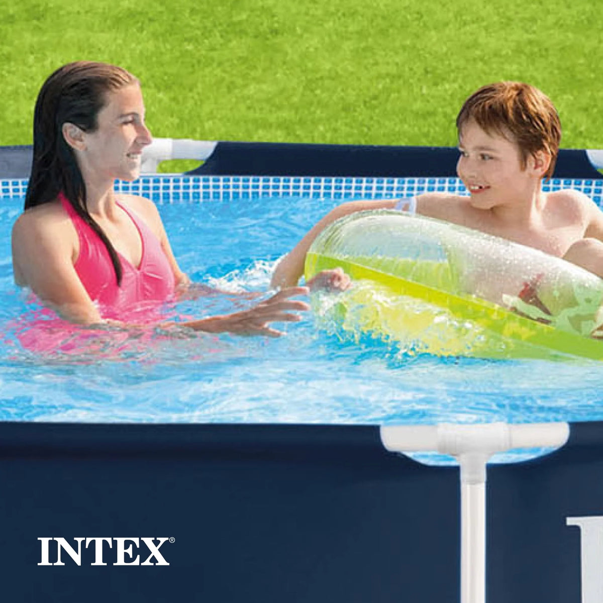 Metal Frame Above Ground Swimming Pool with Pump Z22074
