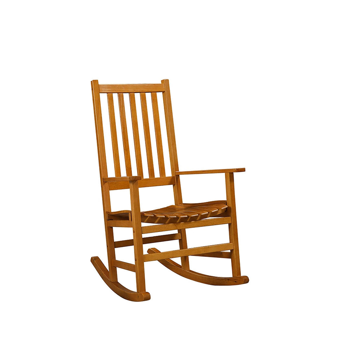 Warm Brown Wood Rocking Chair B81378