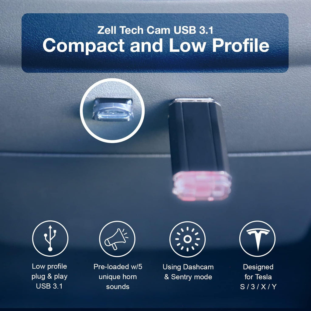 Dashcam and Boombox 3.1 Flash Drive for Tesla, 64GB, Pack of 2 V300