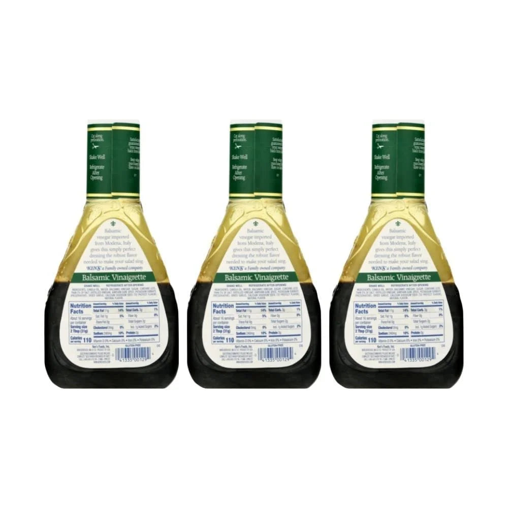 Balsamic Vinaigrette Dressing 16 FL OZ (Pack Of 3) U8312