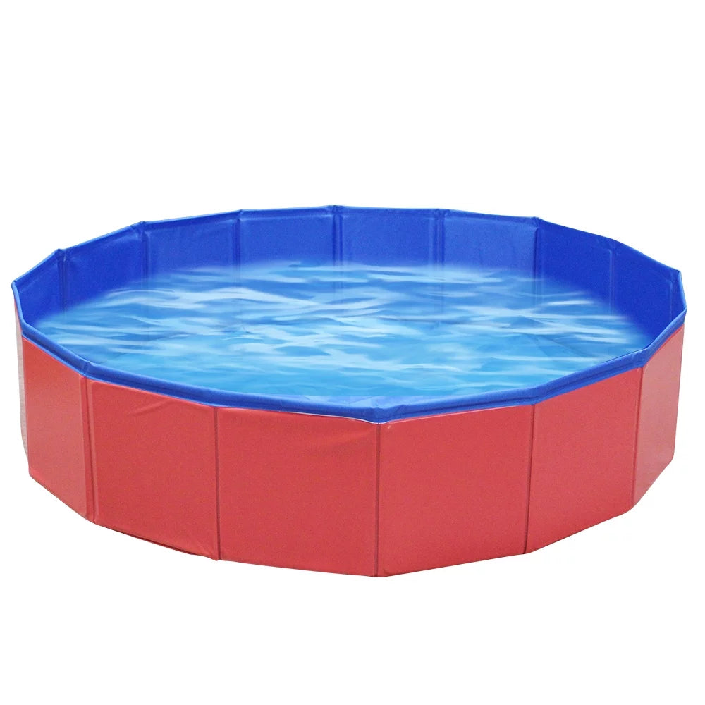 Collapsible Hard Plastic Dog Pool 32 Ball Pit W91448