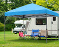 10x10FT Pop Up Canopy Tent with Wheeled Carrying Bag X554967