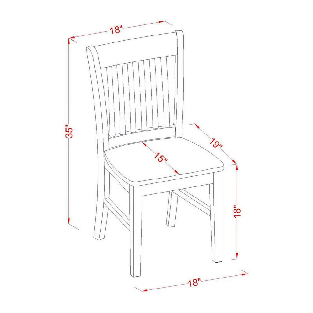 9-piece Oak Wood Dinette Set Q339635