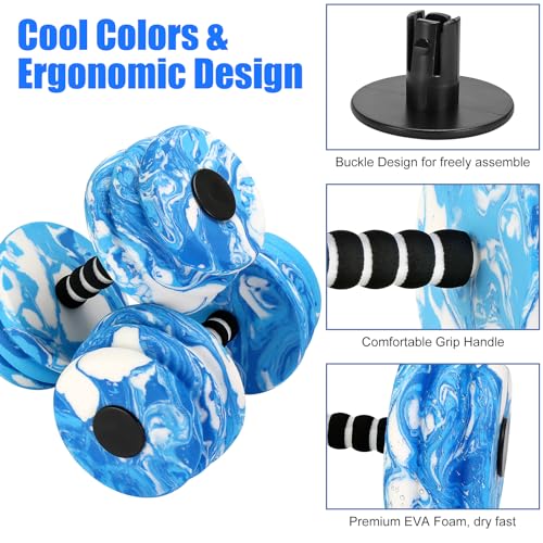 2PCS Foam Aquatic Exercise Dumbbells L4587