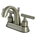 Centerset Lavatory Faucet with Pop-Up, Satin Nickel T210533