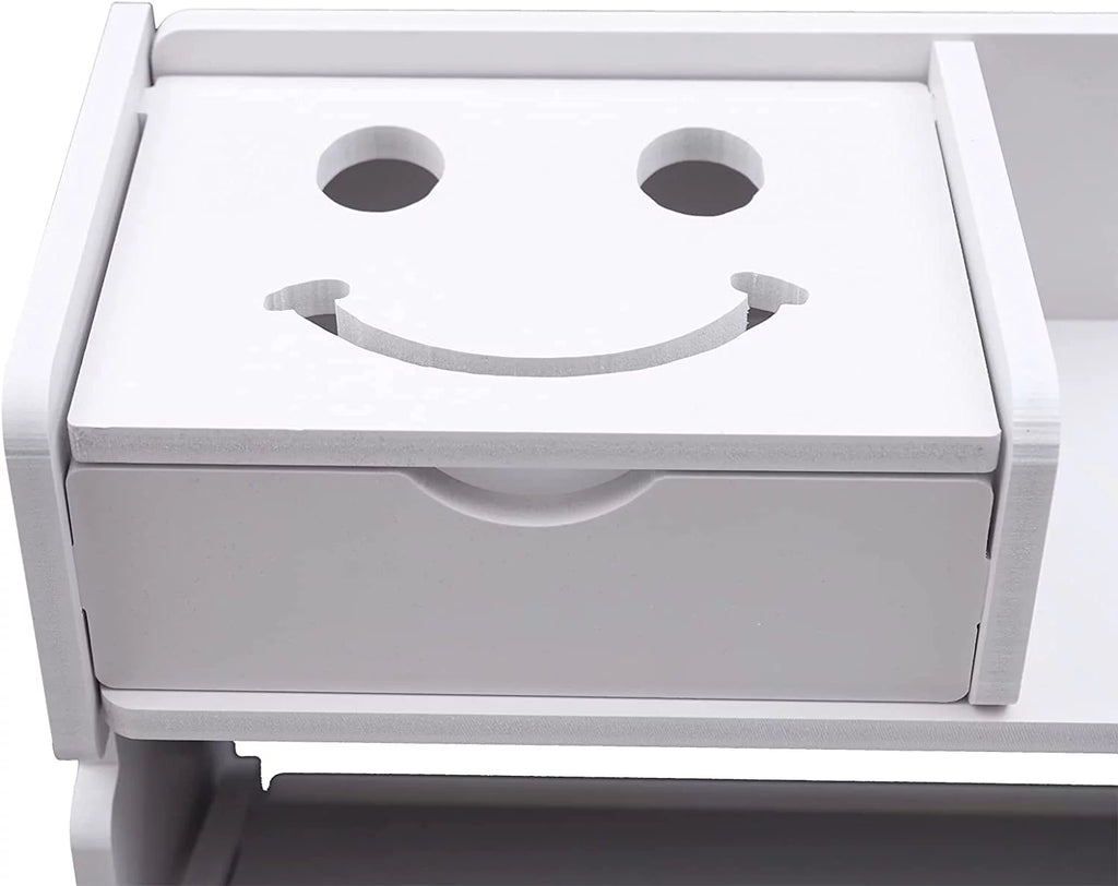 White 2 Tier Shoe Cabinet P357218